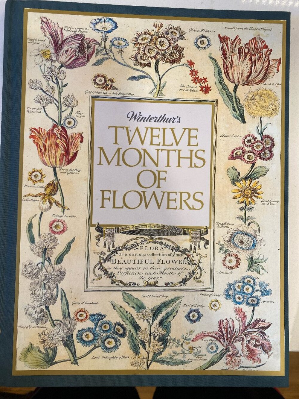 Winterthur’s Twelve Months of Flowers Perpetual Calendar Date Book 1985, Unused